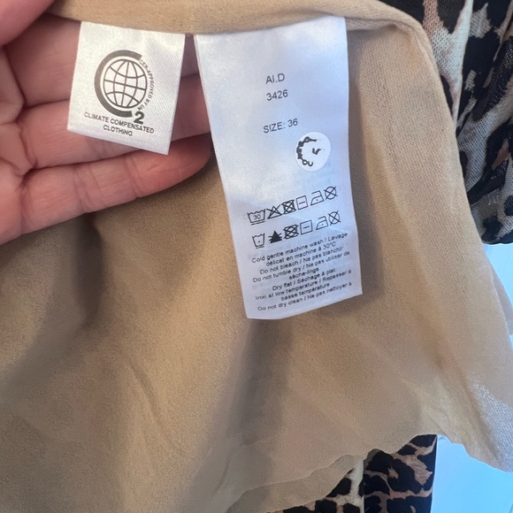 Ganni leopard animal print dress NWOT - Picture 8 of 12